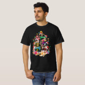 naaimachines met kerstboomkorren t-shirt (Voorkant volledig)