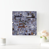  naaimachines met naadloze wandklok (Huis)