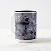  naaimachines Mok van naadloze koffie (Voorkant links)