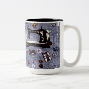 naaimachines Mok van naadloze koffie