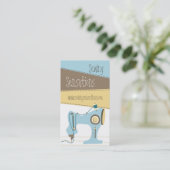 naaimachines, naaiwerk, visitekaartjes voor het na (Staand voorkant)