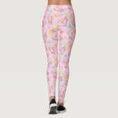 Naaimachines Roze Leggings (Achterkant)