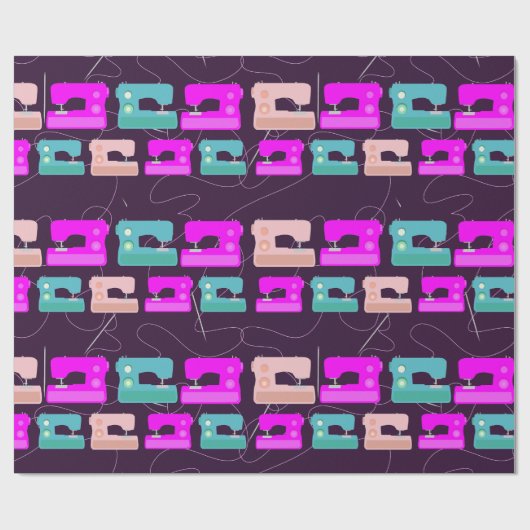 Naaimachines Schattigee Quilters Crafting Pattern Cadeaupapier (Vlak)