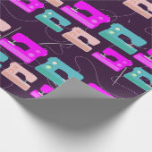 Naaimachines Schattigee Quilters Crafting Pattern Cadeaupapier (Hoek)