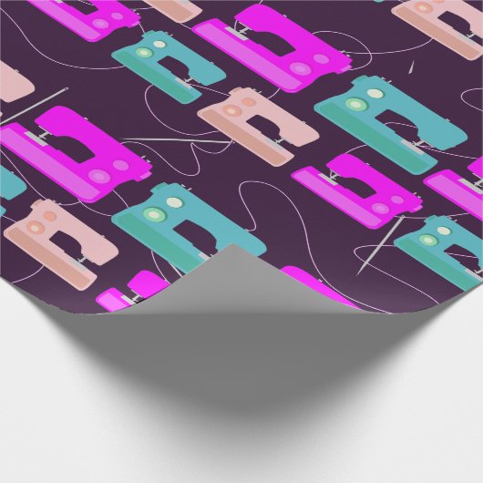 Naaimachines Schattigee Quilters Crafting Pattern Cadeaupapier (Hoek)