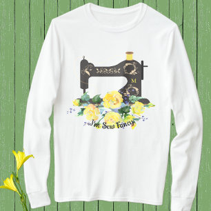 naaimachines voor Fancy geel  naaien T-shirt