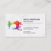 Naaimachineschaar  | ontwerper visitekaartje (Voorkant)