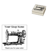 NaaimachineSjabloon Kleine Bedrijfs Rubberstempel (Gestempeld)