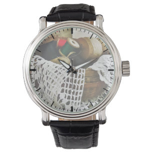 Naaimand met draad en kant horloge
