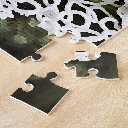 Naaimand met draad en kant legpuzzel (Zijkant)