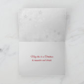 Naainaald en kerststeken feestdagen kaart (Binnen)