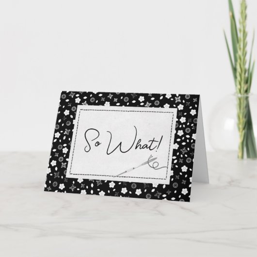 Naainaald voor 40e verjaardag kaart (Voorkant)