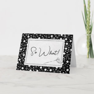 Naainaald voor 60e verjaardag kaart