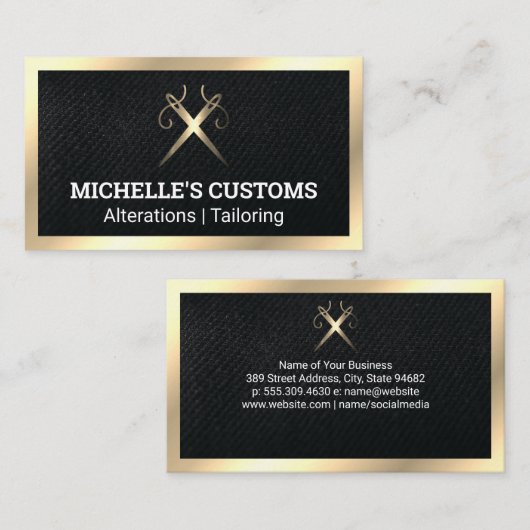 Naainaalden Logo Visitekaartje (Voorkant / Achterkant)