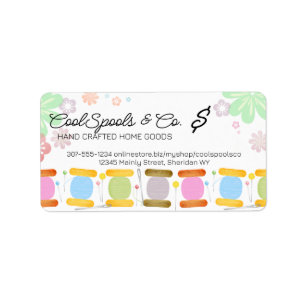 Naainaalden naadloze verzegeling etiket