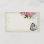 Naaindelingen IVORY-Visitekaartje Visitekaartje (Achterkant)