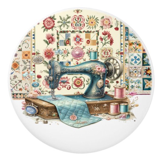 Naaineengroting Keramische Knop (Voorkant)