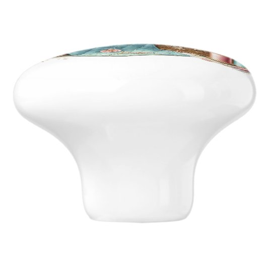 Naaineengroting Keramische Knop (Zijkant)