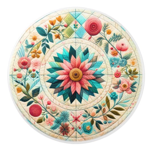 Naaineengroting Keramische Knop (Voorkant)