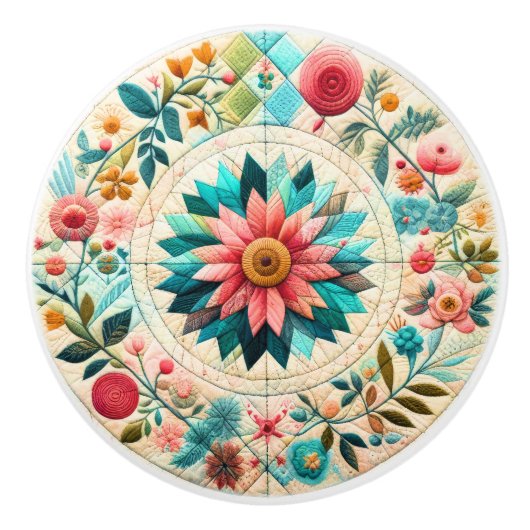 Naaineengroting Keramische Knop (Voorkant)