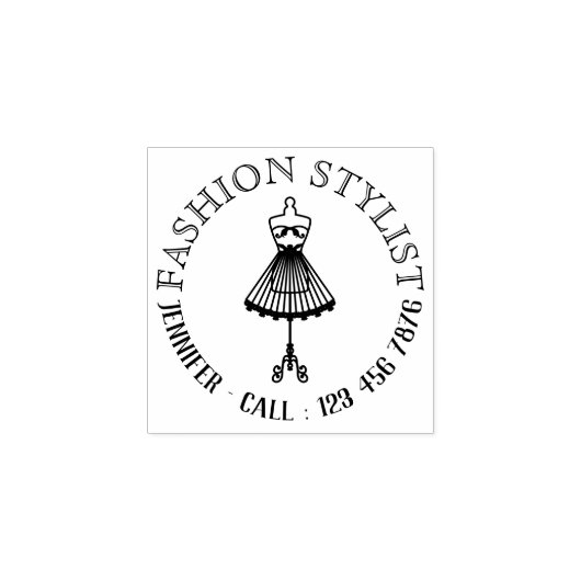 Naainemannequin voor tapijten rubberstempel (Afrduk)