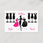 Naainmachine met bloemen, kleding wijzigen visitekaartje (Achterkant)