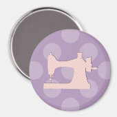 Naainmachine, naaldzaagmachine, pokkendots magneet (Voorkant / Achterkant)