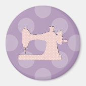 Naainmachine, naaldzaagmachine, pokkendots magneet (Voorkant)