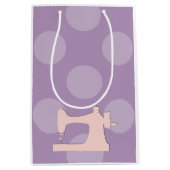 Naainmachine, naaldzaagmachine, pokkendots medium cadeauzakje (Voorkant)