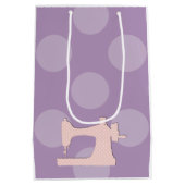 Naainmachine, naaldzaagmachine, pokkendots medium cadeauzakje (Achterkant)