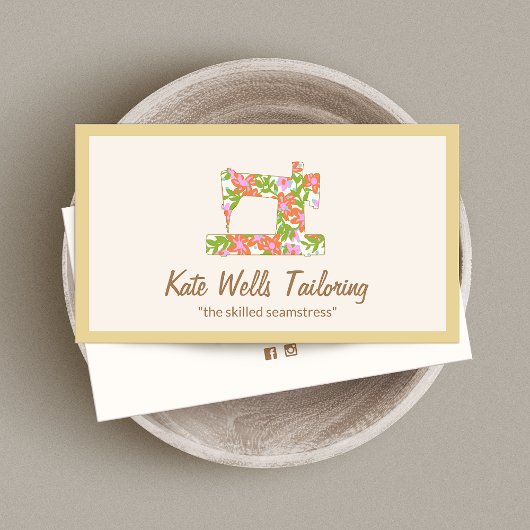 Naainnaaimachines Contactkaartje