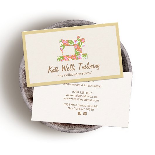 Naainnaaimachines Visitekaartje