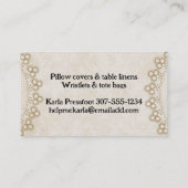  naainotions butterflies naadkaart visitekaartje (Achterkant)