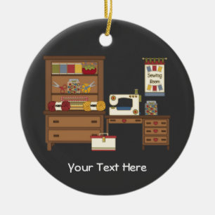 Naairuimte 1 (aanpasbaar) keramisch ornament