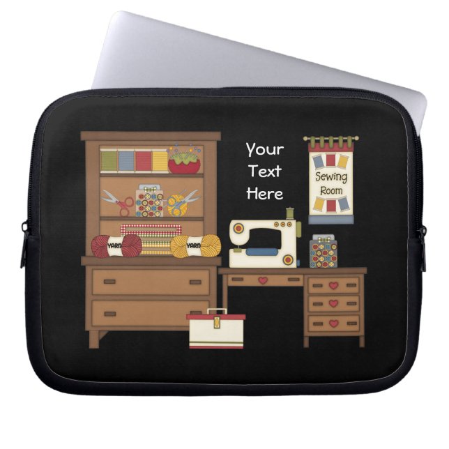 Naairuimte 1 (aanpasbaar) laptop sleeve (Voorkant)