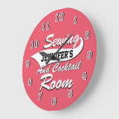 Naairuimte personaliseren grote klok (Hoek)