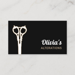 naaischaar op maat visitekaartje