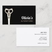 naaischaar op maat visitekaartje (Voorkant / Achterkant)