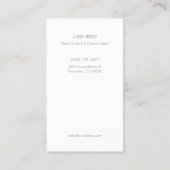  naaischaar op maat visitekaartje (Achterkant)