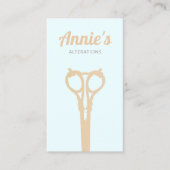  naaischaar op maat visitekaartje (Voorkant)