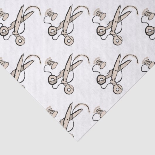 naaischaar tissuepapier (Detail)