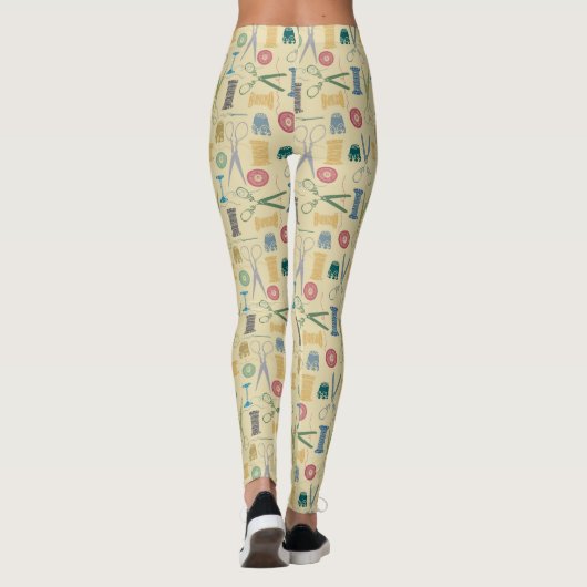 naaischaarnaald leggings (Achterkant)