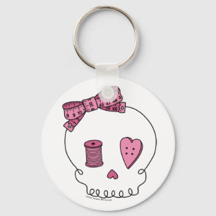 naaischedel (roze) sleutelhanger