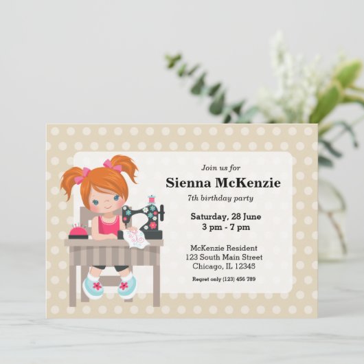 Naaister Kaart (Staand voorkant)