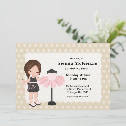 Naaister Kaart (Staand voorkant)