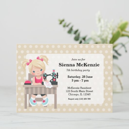 Naaister Kaart (Staand voorkant)