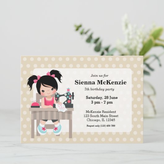 Naaister Kaart (Staand voorkant)