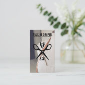 Naaister Kleermaker Logo | Paspop Visitekaartje (Staand voorkant)