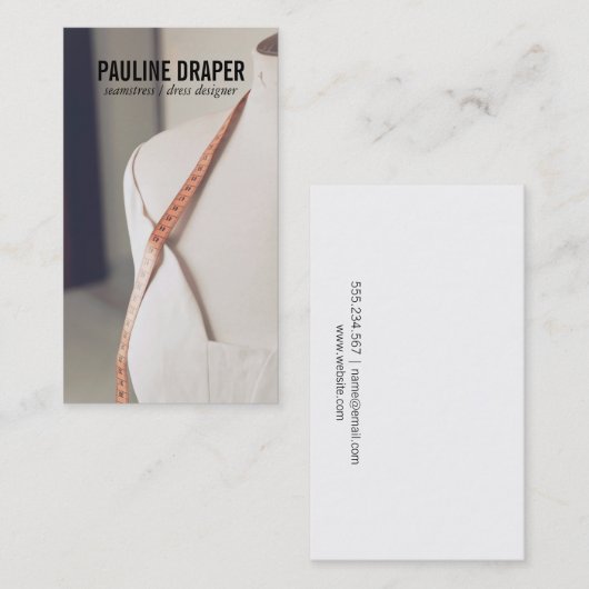 Naaister | Kleermaker Visitekaartje (Voorkant / Achterkant)