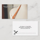 naaister | op maat maken | mannequin visitekaartje (Voorkant / Achterkant)